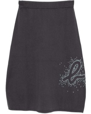 SPORT b. by agnès b. Strickrock mit Logo - Blau