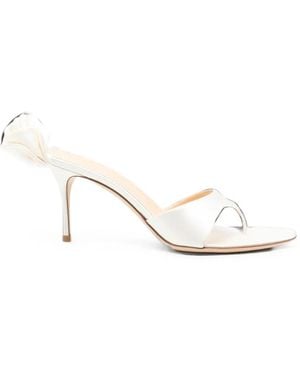 Magda Butrym Flower-Detail Thong Sandals - White