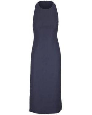 Antonelli Lois Sleeveless Midi Dress - Blue