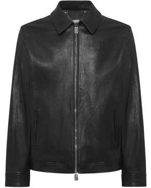 Billionaire Logo-plaque Jacket - ブラック