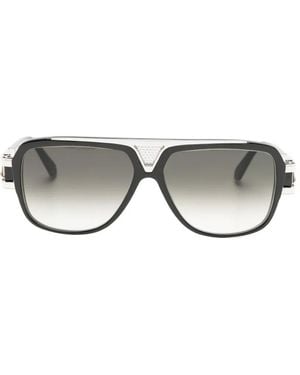 Maybach The Boss I Pilot-Frame Sunglasses - Grey