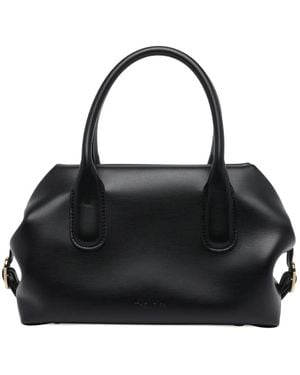 THEMOIRÈ Small Dallia Top-Handle Tote Bag - Black