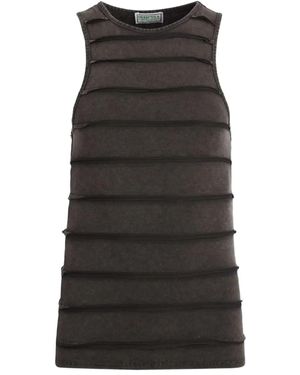 Guess Top A Righe - Nero