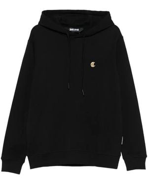 Just Cavalli コットン パーカー - ブラック