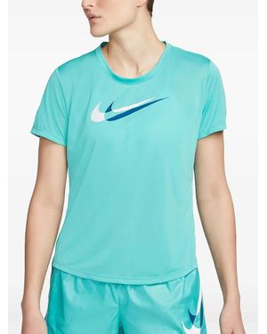 Nike Dri-Fit Swoosh Run T-Shirt - Blue