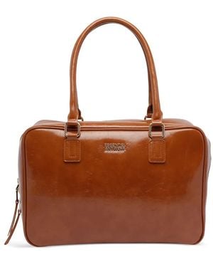 Essentiel Antwerp Bolso shopper Iremy Shiny - Marrón