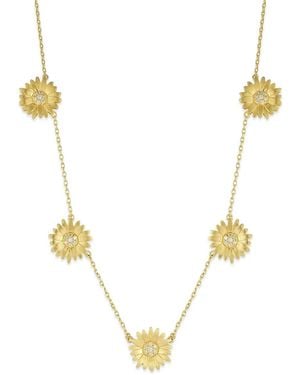 Tanya Farah Collier Daisy Station - Metallic