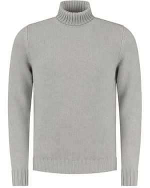 Fedeli Roll-Neck Jumper - Grey