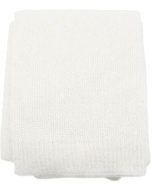 Fabiana Filippi Ribbed Scarf - White