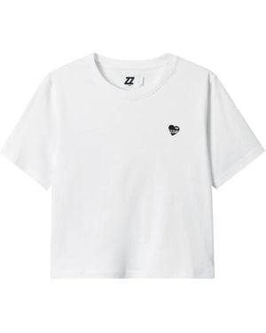 Izzue Heart-Motif T-Shirt - White