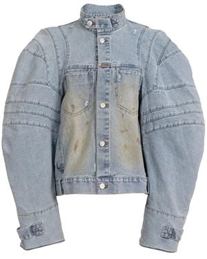 Natasha Zinko Veste À Patch Logo - Bleu