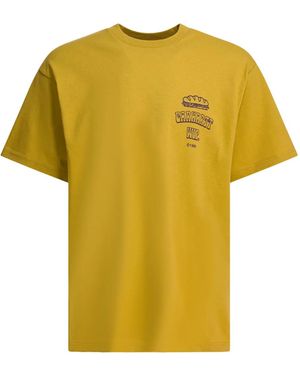 Carhartt Sandwich T-Shirt mit Print - Gelb