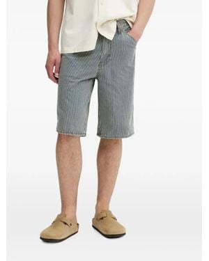 Levi's Shorts Denim A Righe 568 - Blu