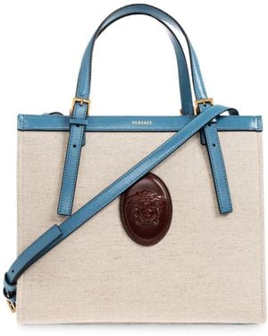 Versace Large Rivière Tote Bag - Blue