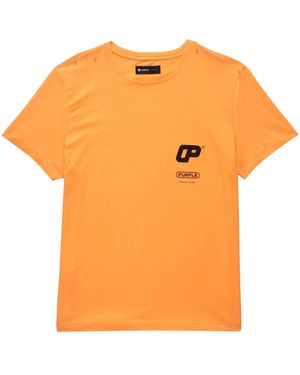 Purple Brand ロゴ Tシャツ - オレンジ