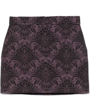 Max Mara Jacquard-Stift - Lila