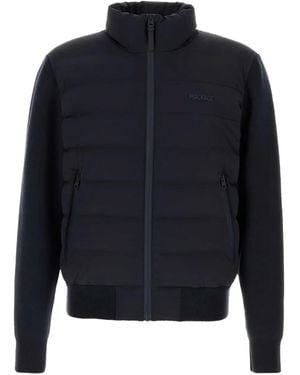 Mackage Gesteppte Jacke mit Reißverschluss - Blau