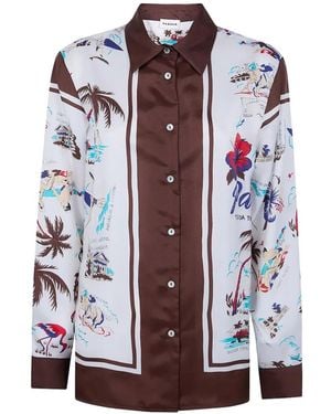 P.A.R.O.S.H. Palm-print shirt - Rojo