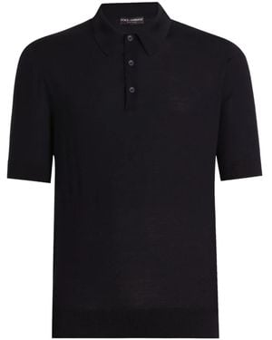 Dolce & Gabbana Polo de manga corta - Negro