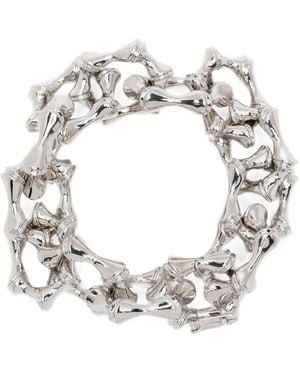 Eddie Borgo Gliederarmband Im Bambus-Design - Mettallic