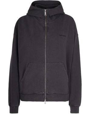 Carhartt Jersey con capucha y cremallera - Negro