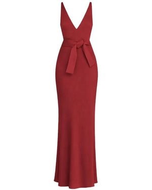 chinese dress ladies Baobab Jericó Lapis Blue Halter Knit Maxi Dress main image 0