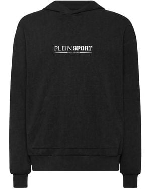 Philipp Plein Cotton Hoodie - Black