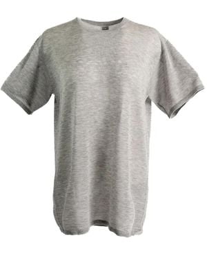 TOTEME Short-Sleeve T-Shirt - Grey