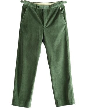 Bode Corduroy Trousers - Green