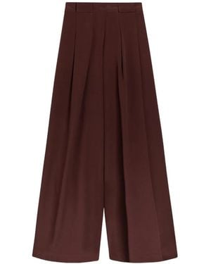Momoní Aspen Wide-Leg Trousers - Purple