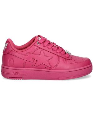 A Bathing Ape Zapatillas Bape Sta #52 - Rosa