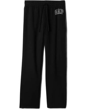 Gap Logo-Patch Track Pants - Black