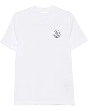 Moncler Logo-Print T-Shirt - White