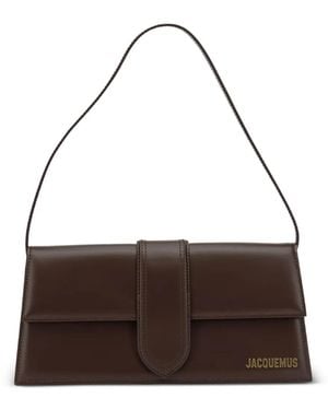 Jacquemus Bolso De Hombro The Long Bambino De Piel - Marrón