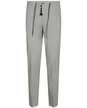 Marco Pescarolo Pantalon Caracciolo À Lien De Resserrage - Grey