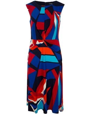 Ralph Lauren Tessanne Short Sleeve Day Dress - Blue
