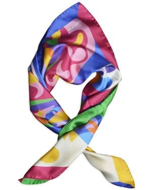 Etro Abstract-Print Scarf - White
