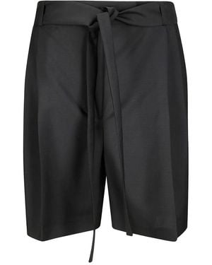 Rohe Paperbag-Waist Shorts - Black