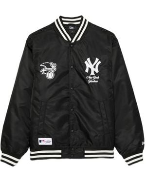 KTZ New York Yankees Patch Jacket - Black