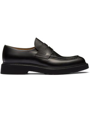 Church's Seam-Detail Leather Loafers - Black