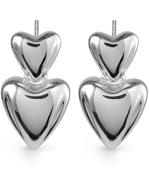 Otiumberg Orecchini Heart - Bianco