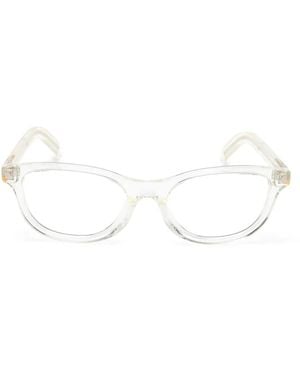 Prada Brille Mit Eckigem Gestell - Weiß