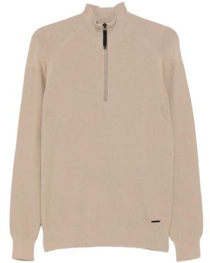 ALPHATAURI Frost Half-Zip Jumper - Natural