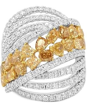 HYT Jewelry Cocktail Diamond Ring - White