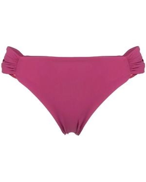 Nensi Dojaka Pink Ruched Bikini Bottoms - Women's - Elastane/polyester