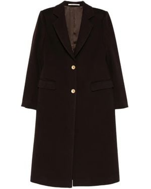 Tagliatore Buttoned Coat - Black