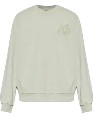 AllSaints Insignia Pullover Mit Logo-Patch - Weiß