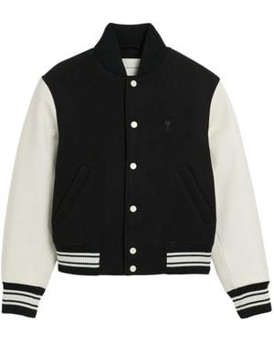 Ami Paris Giacca Bomber - Nero