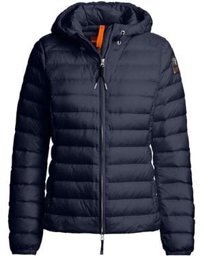 Parajumpers Hooded Quilted Jacket - Blue