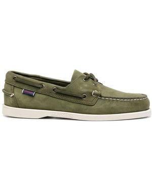 Sebago スエード デッキシューズ - グリーン